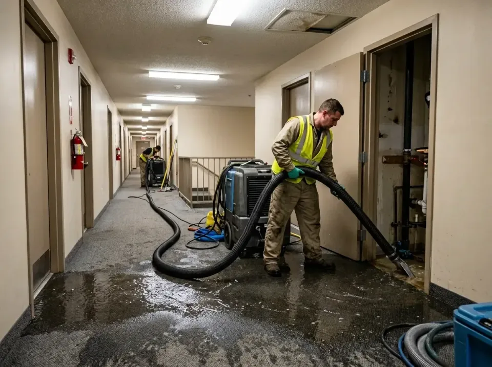 multi-unit-apartment-hallway-f-005 — frequently asked questions, Emergency Burst Pipe Water Extraction & Removal in Clarcona…